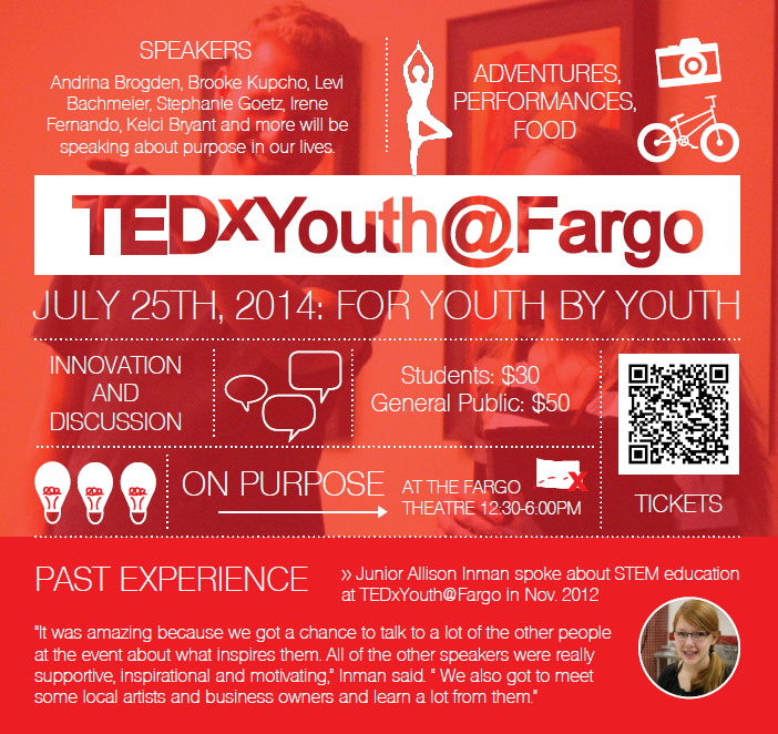 TEDxYouth@Fargo joins summer event lineup