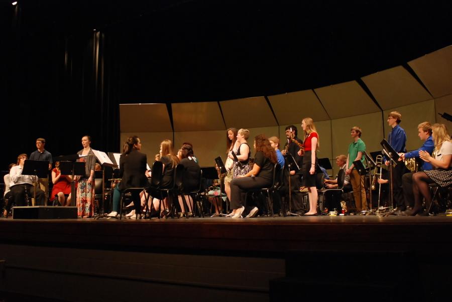 Symphonic band awards concert ends the year with a bang