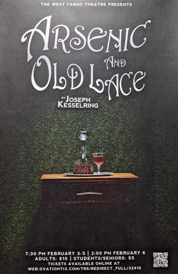 WFHS Theater Departments Arsenic and Old Lace Poster.